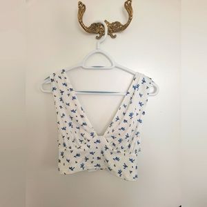 Floral crop top